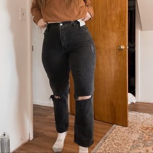 Abercrombie Ultra High Rise 90s Straight Jean | Size 12 (curve love fit)